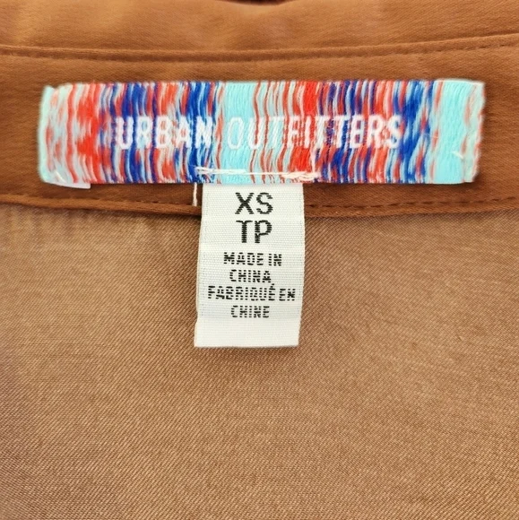 Urban Outfitters Brown Collar Corset Style Dress size X-small - Picture 3 of 6